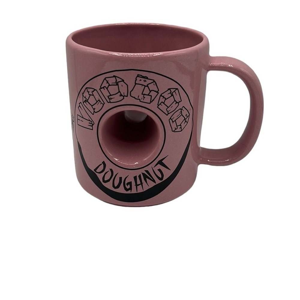 VOODOO DONUT COFFEE MUG preowned coffee mug “The magic is in the hole”